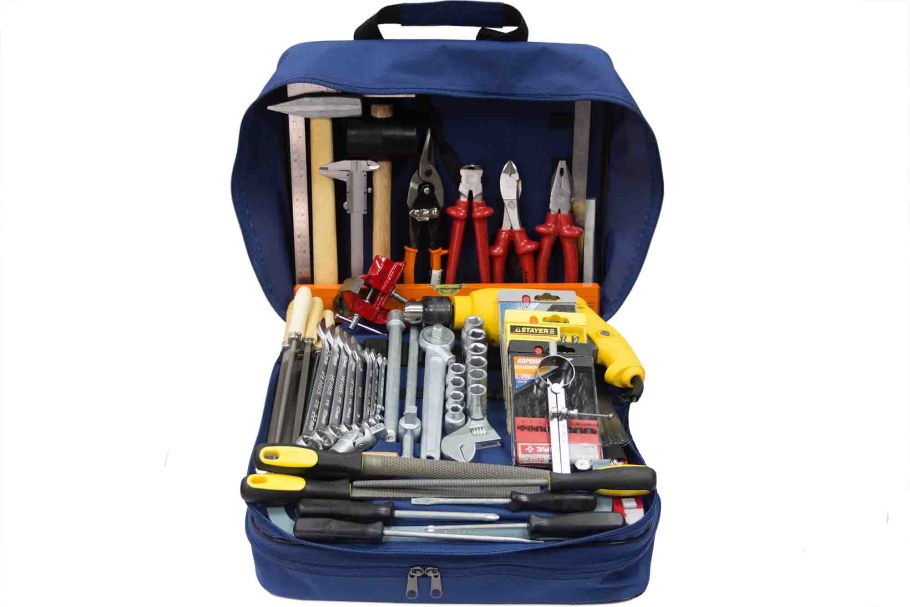 Набор инструмента слесаря-ремонтника СРТО-1 Квазар 57шт