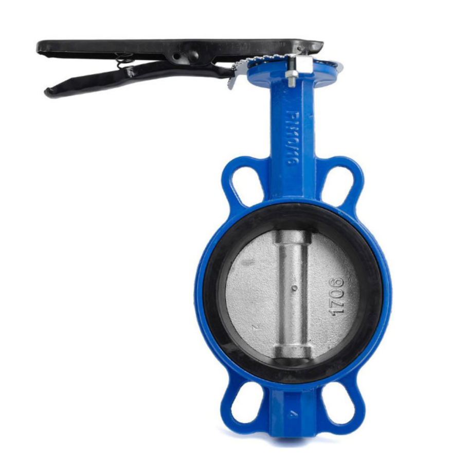 Затвор поворотный межфланцевый рy10 ду100