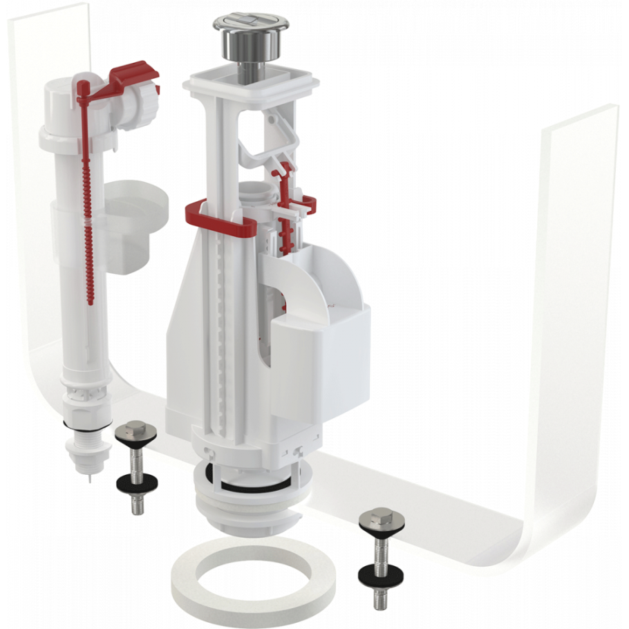 Слив механизма с двойной кнопкой а08а ALCAPLAST