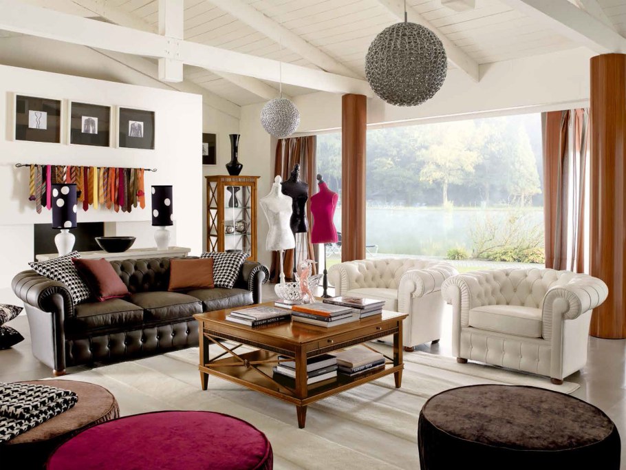 Гостиная Честерфилд