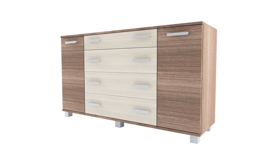 Комод к1000-2д ясень шимо