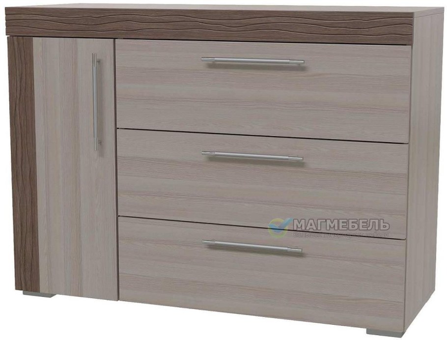 Комод Гранд Кволити Азалия 4-4416 ясень светлый/темный