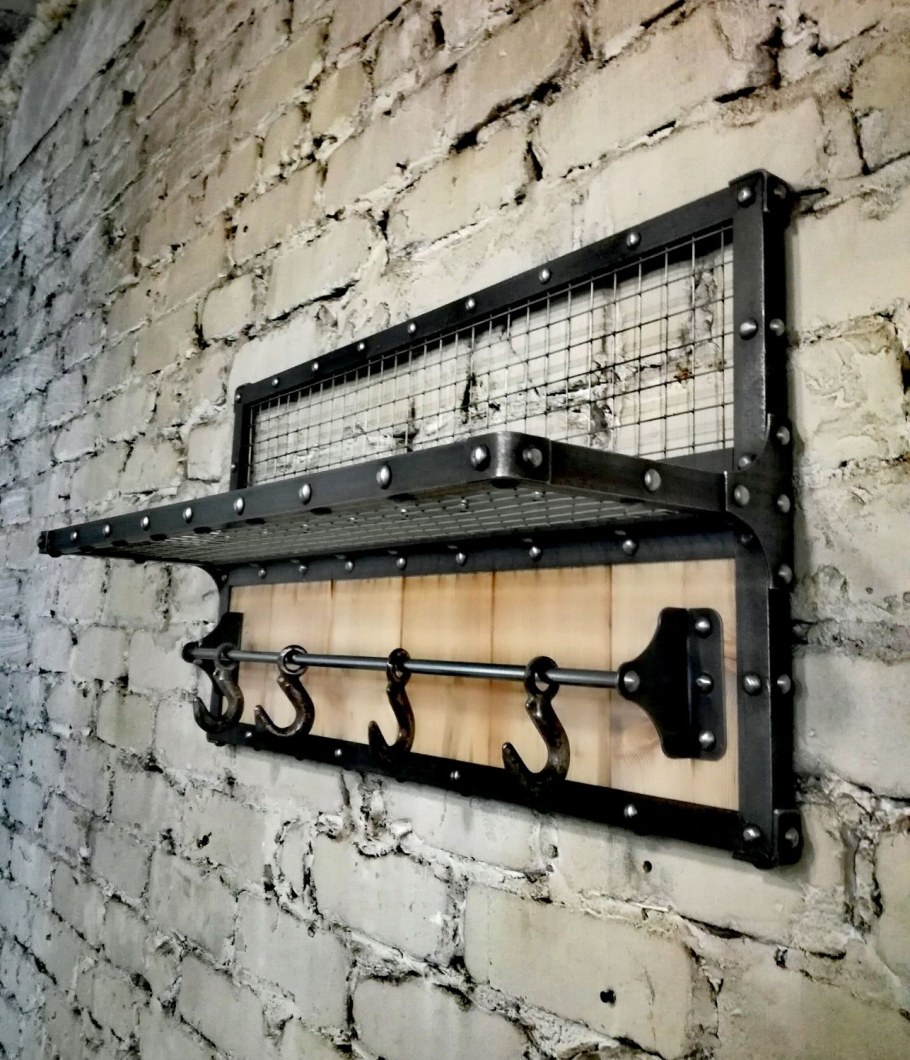 Вешалка лофт 120х202х58