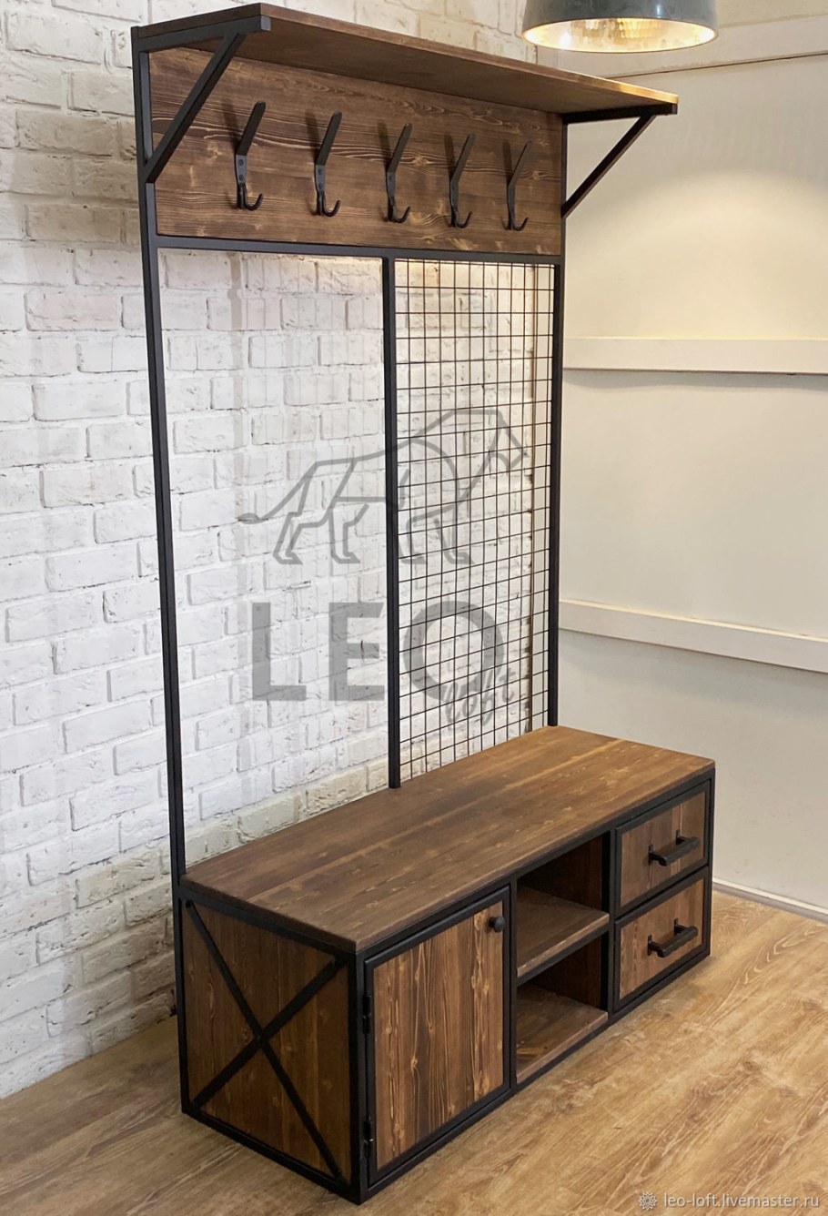 Вешалка-стеллаж Loft-1 lf5