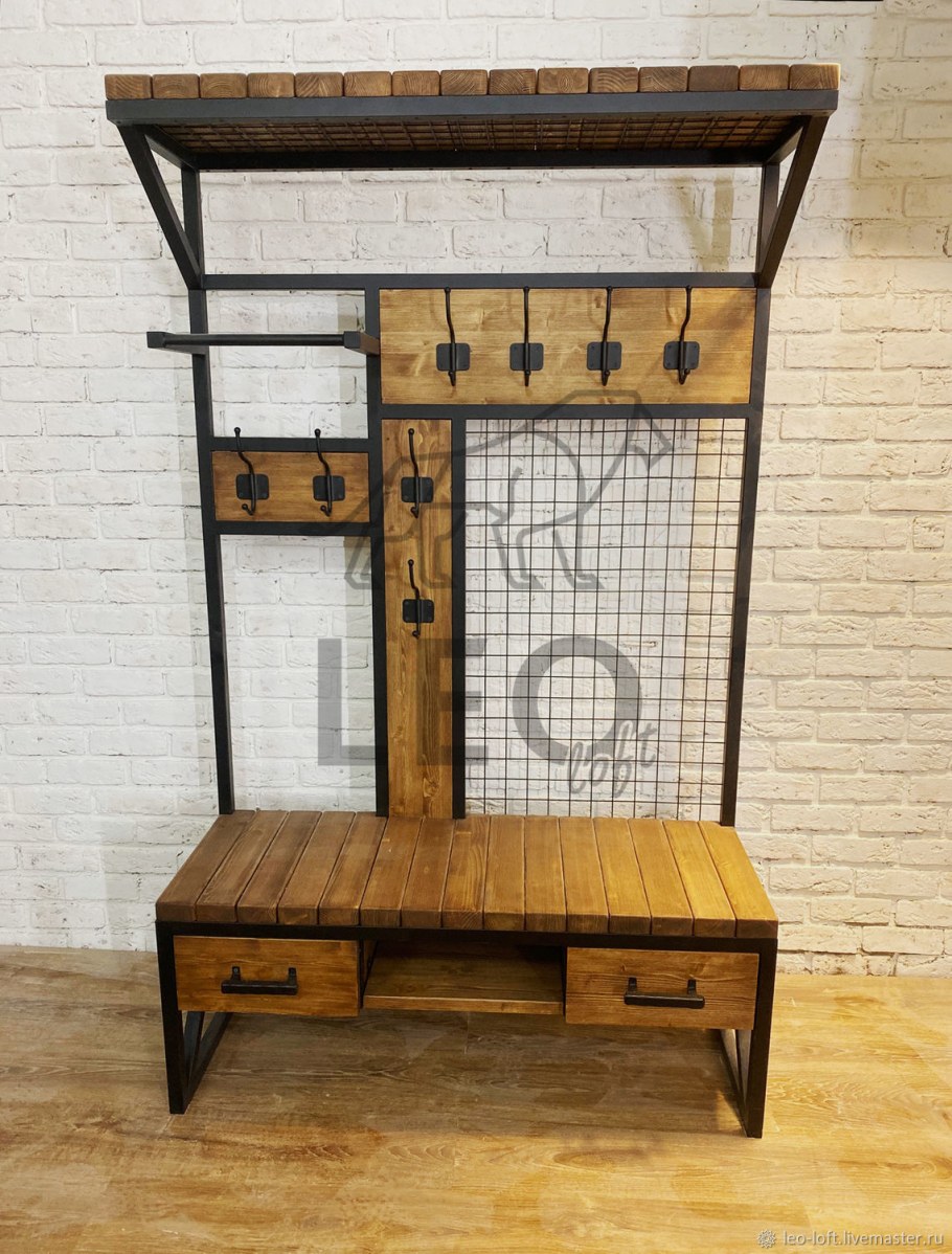 Прихожая лофт Индастриал