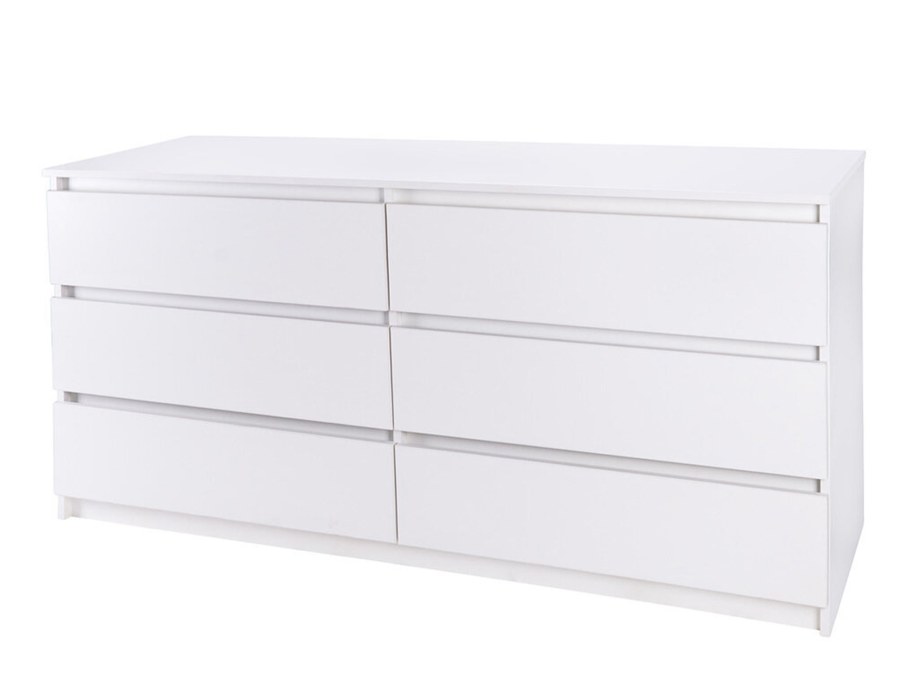 Икеа комод белый глянец 6 ящиков