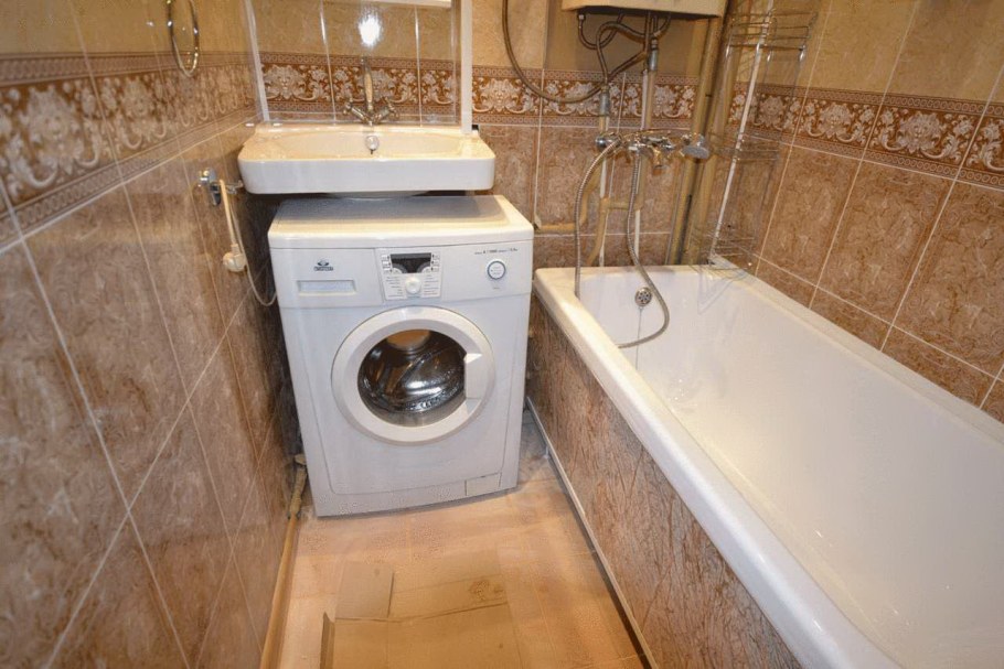 Ванная со стиральной машиной