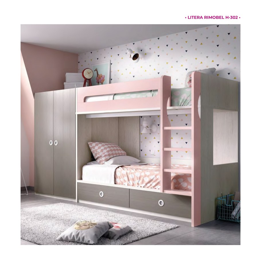 Детская двухъярусная кровать Колибри