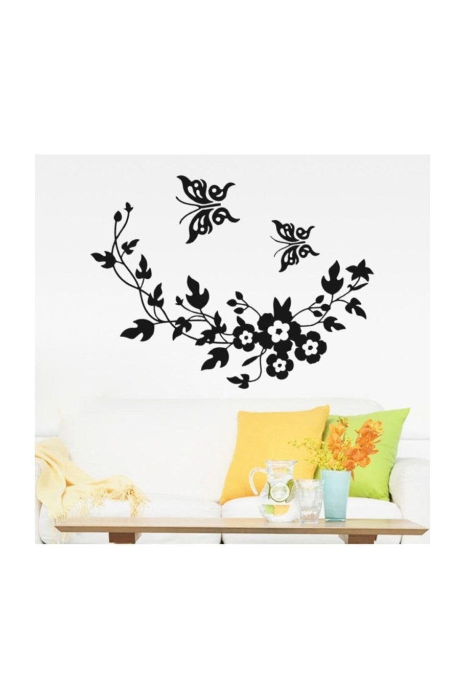 Интерьерные наклейки на стену бабочки