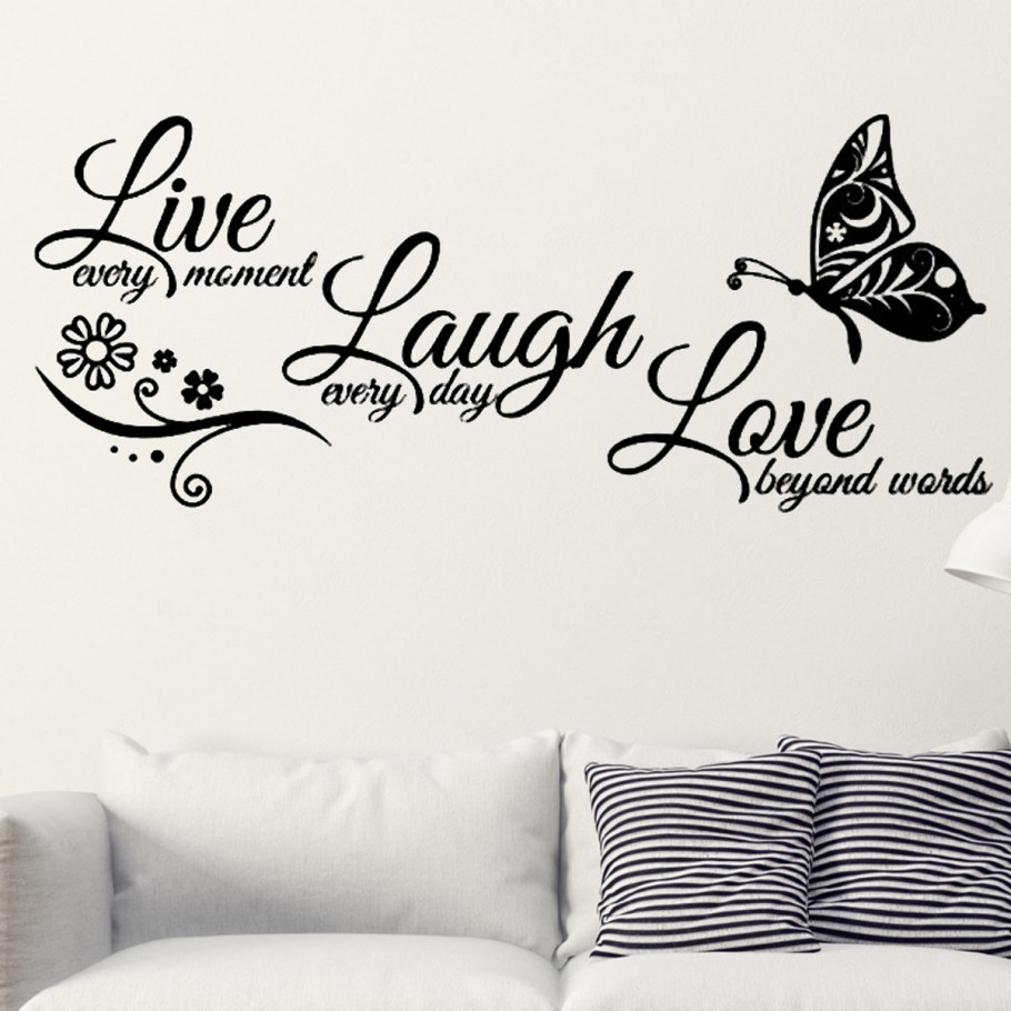 3 Бабочки Live Love laugh