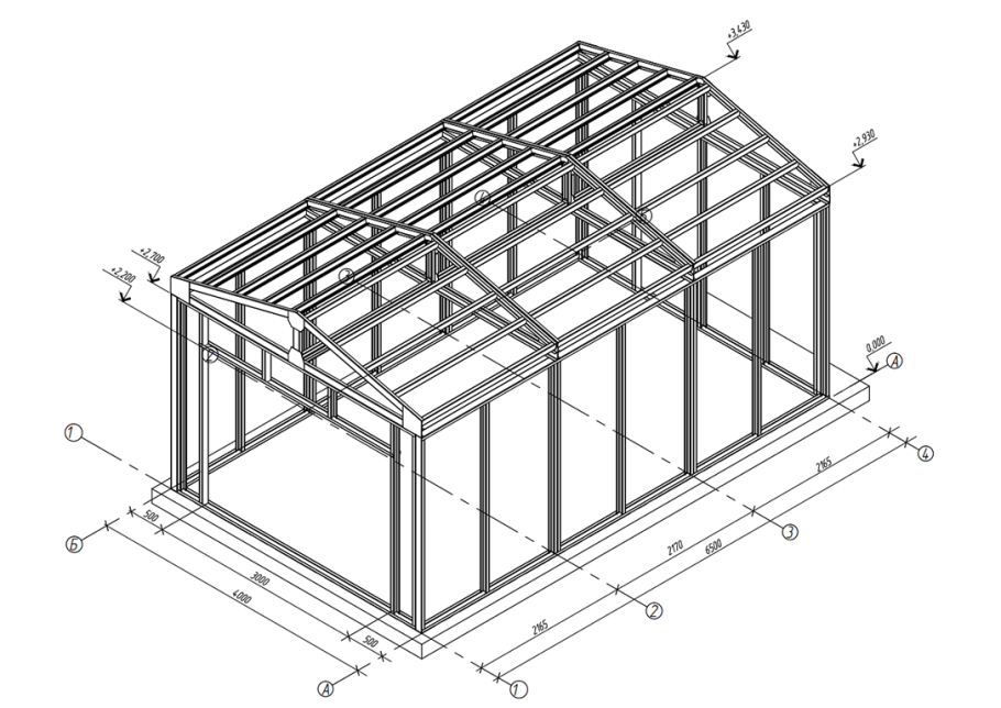 Каркас дома