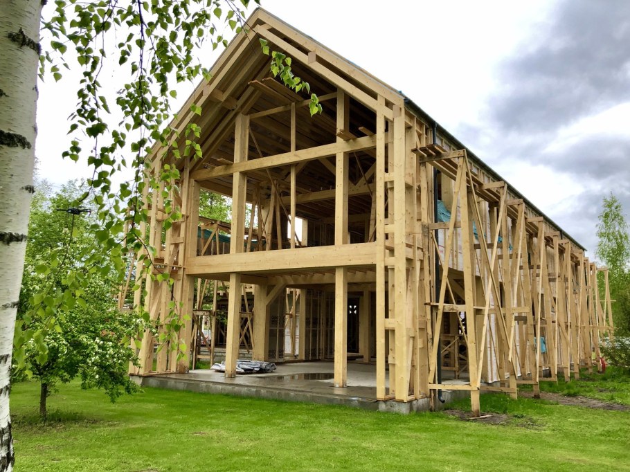 Каркас каркасного домика