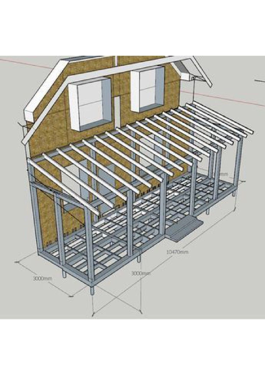 Каркасный дом Тимбер фрейм