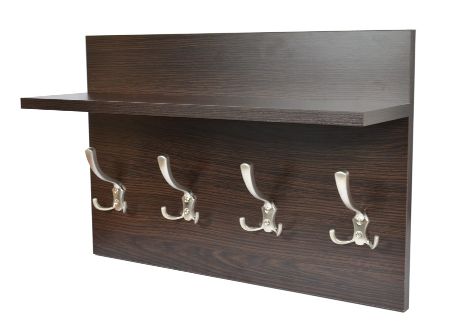 Вешалка настенная Вестон венге/металлик