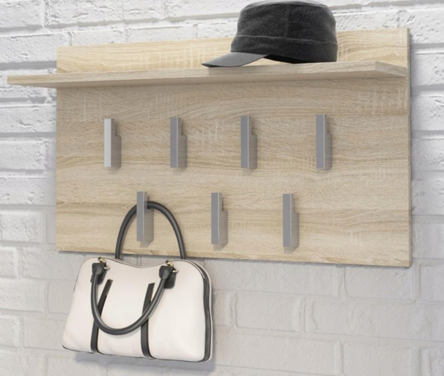 Настенная вешалка Мерлен в01 дуб сонома