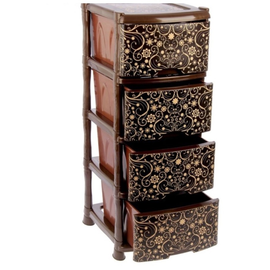 Комод 4-х секц "Элегант тёмный" Виолет