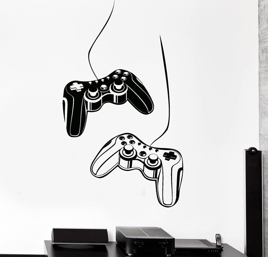 Наклейка на стену джойстик