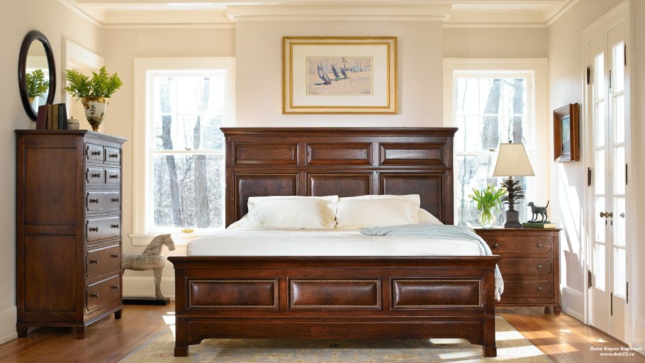 Кровать с балясинами