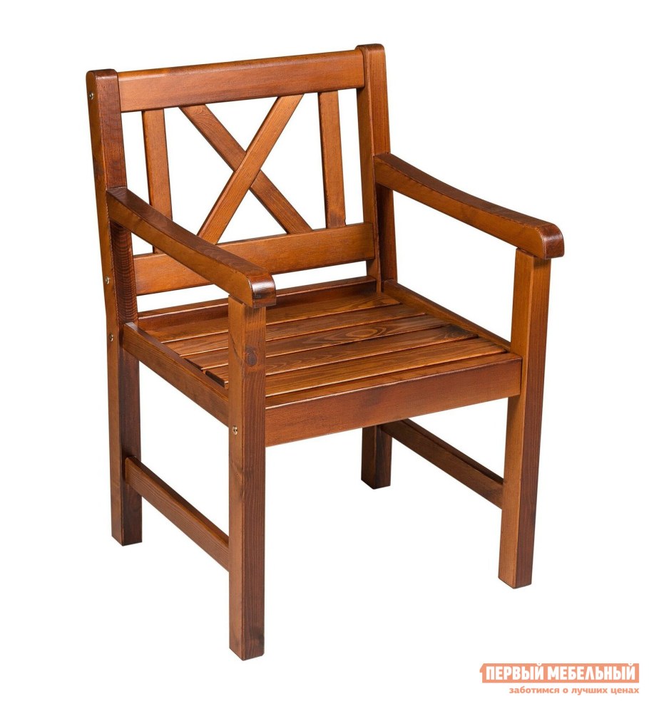 Кресло садовое деревянное