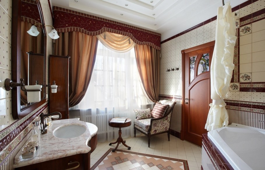 Ванная в викторианском стиле