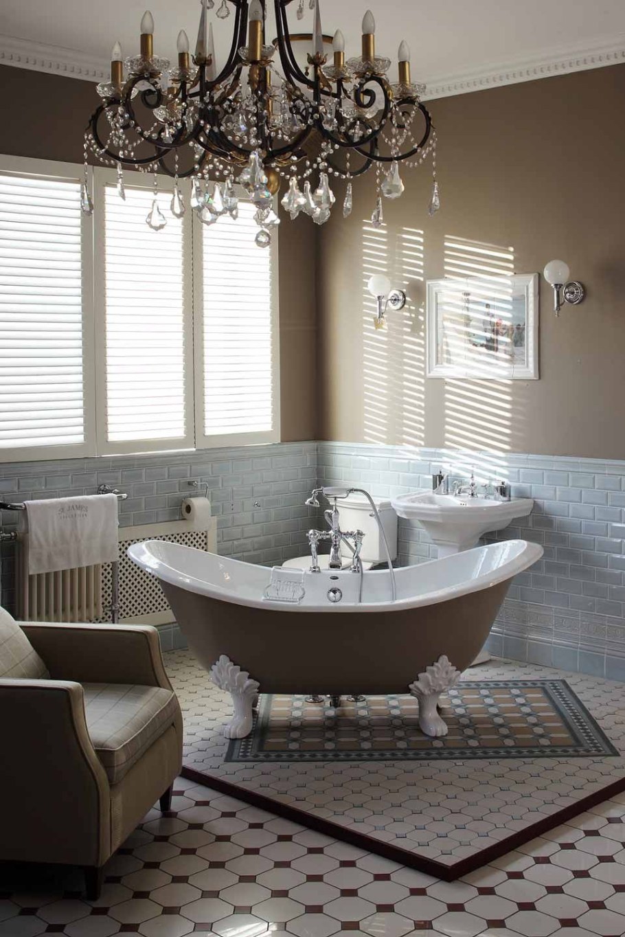 Ванная в английском стиле