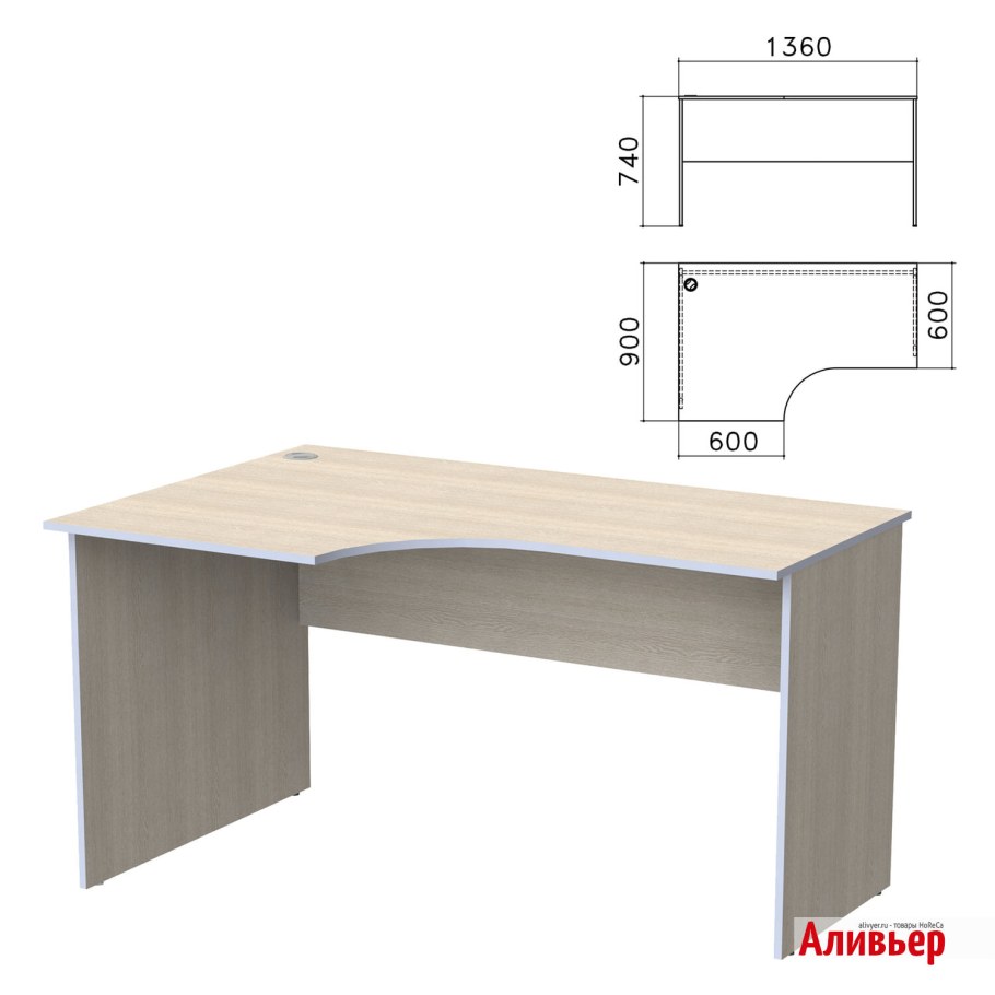 Кухня дуб Шамони темный кухни