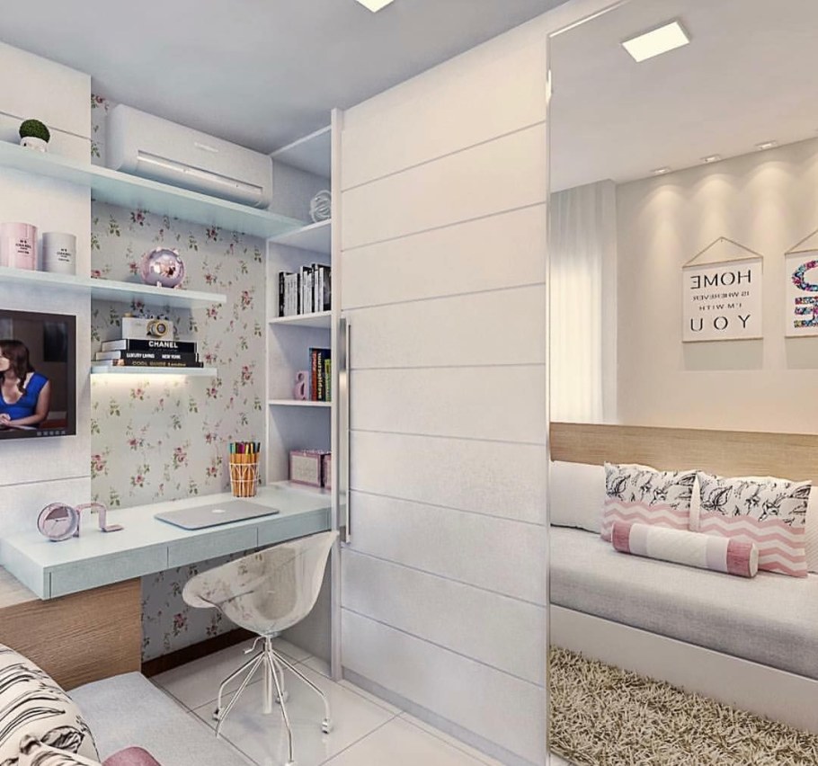 Планировка комнаты для подростка девочки