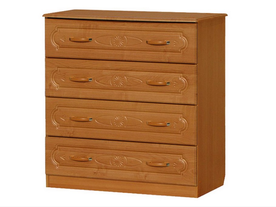 Комод вишня Оксфорд 4 ящика