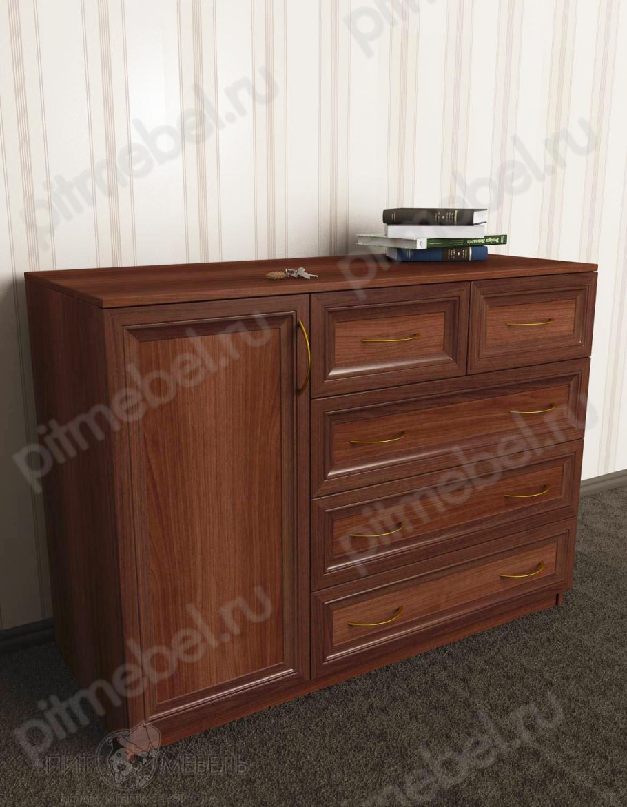 Комод Мерлен 707 итальянский орех