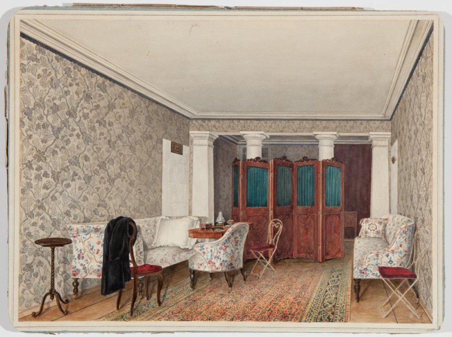 Усадьба белая Колпь князей Шаховских