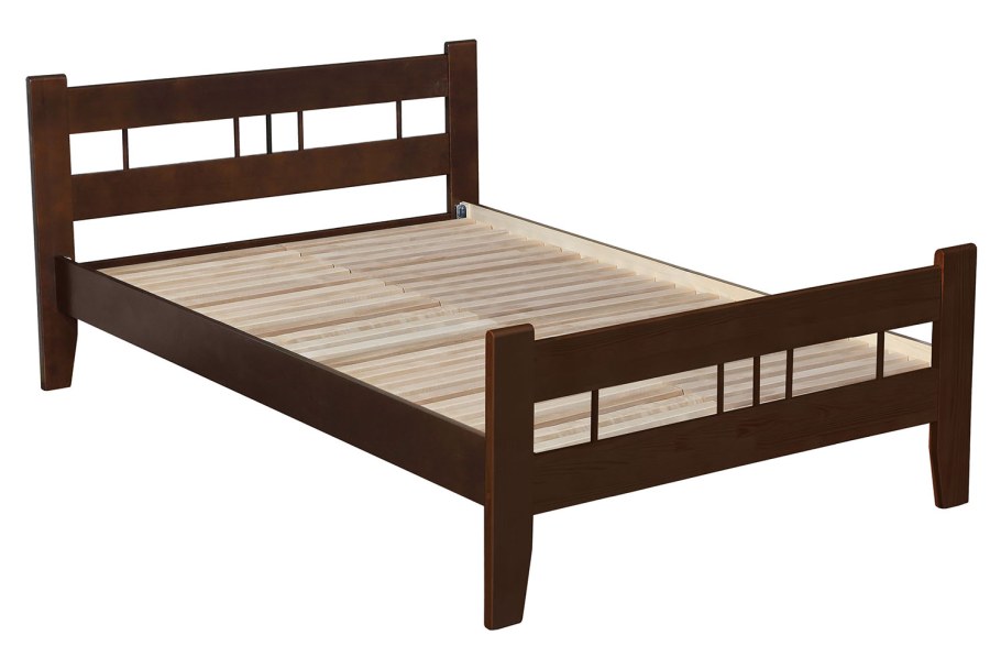 Кровать массив-2 большая спинка Элегия