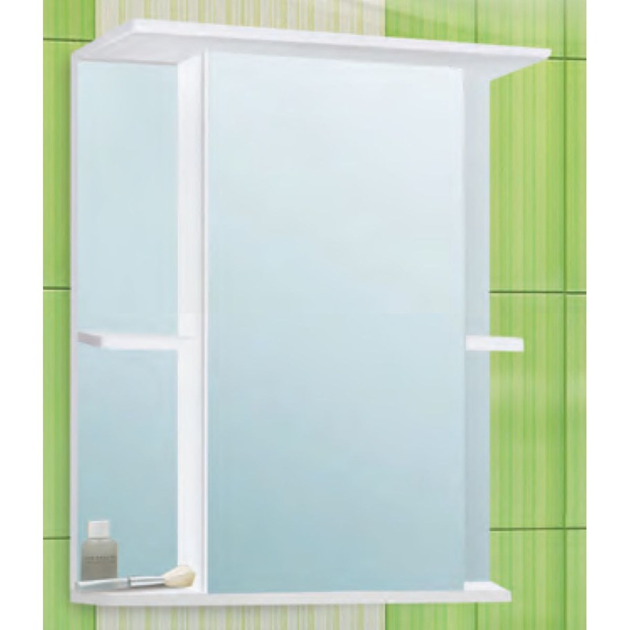 Шкаф зеркальный "Лира 700 свет" прав