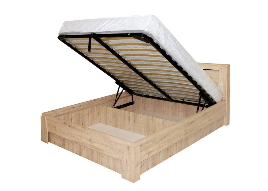 Кровать Соренто 160х200 дуб Бонифаций