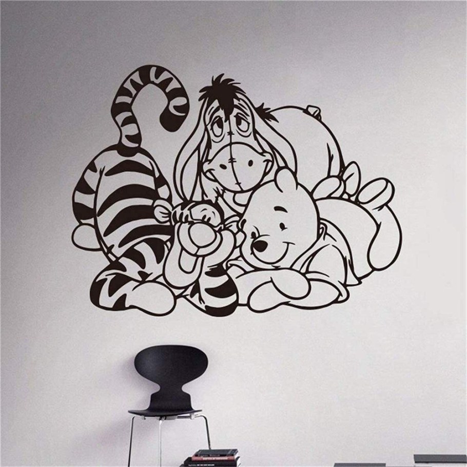 Наклейки на стену Винни пух