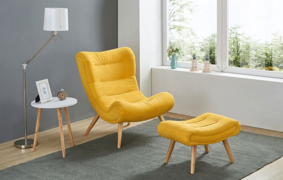 Кресло с оттоманкой Dolce Vita, бежевый