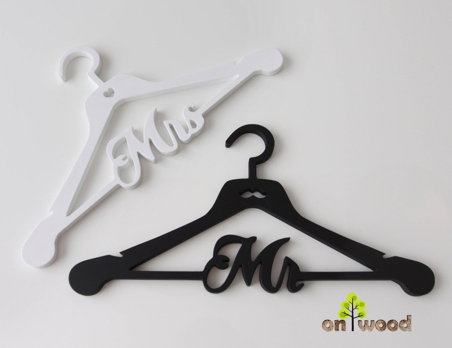 Вешалка на 3 крючка Mr&Mrs