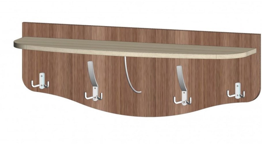 Вешалка настенная Ольга 6.1 ясень шимо