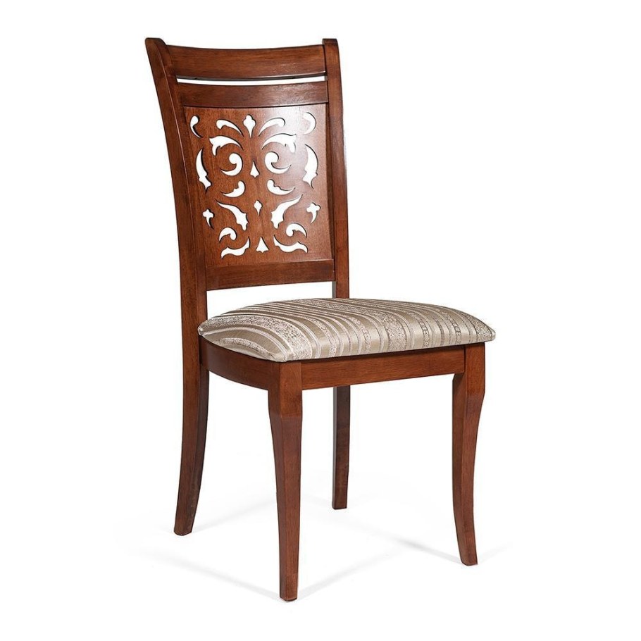 Стул Siena sa-SC (MAF Brown / ткань бежевая