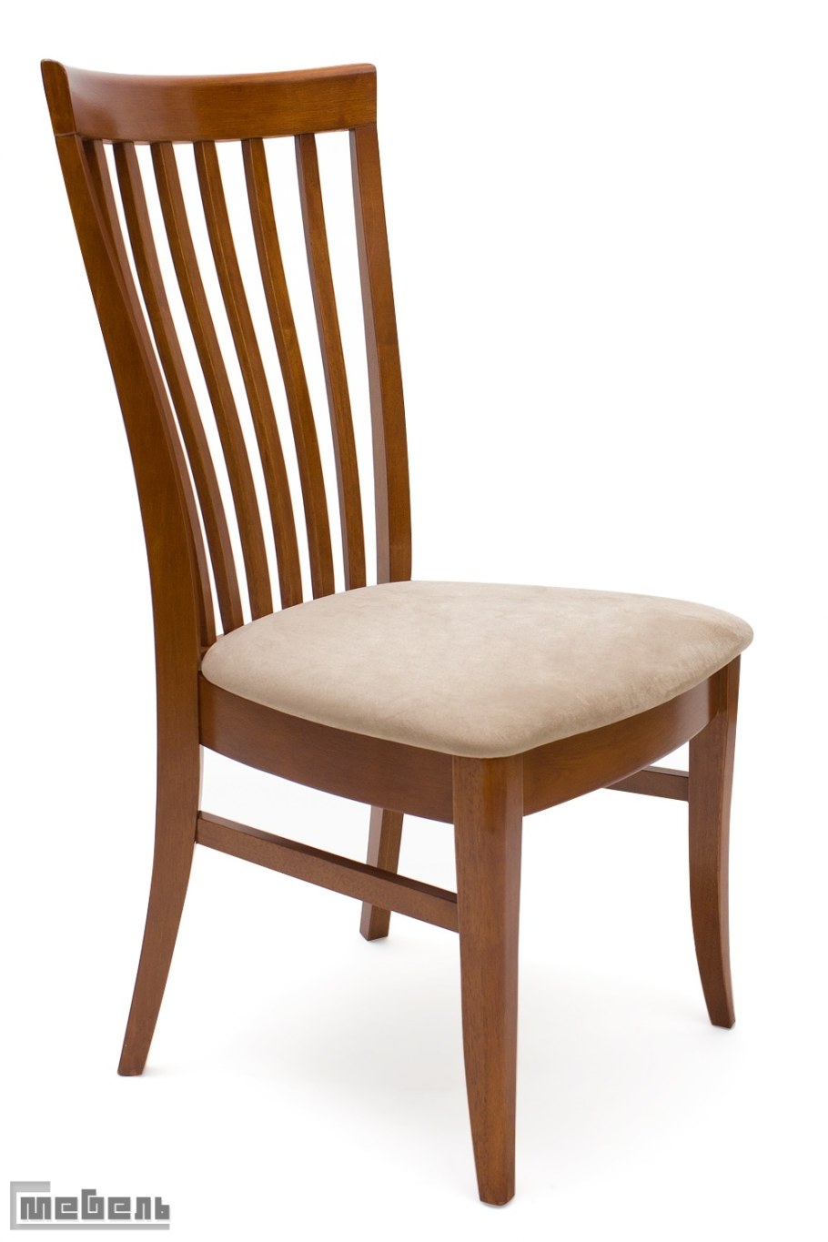 Стул деревянный со спинкой вишня