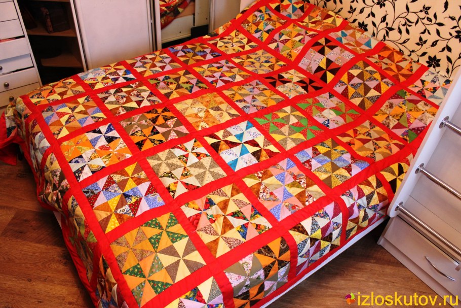 Лоскутная техника одеяло