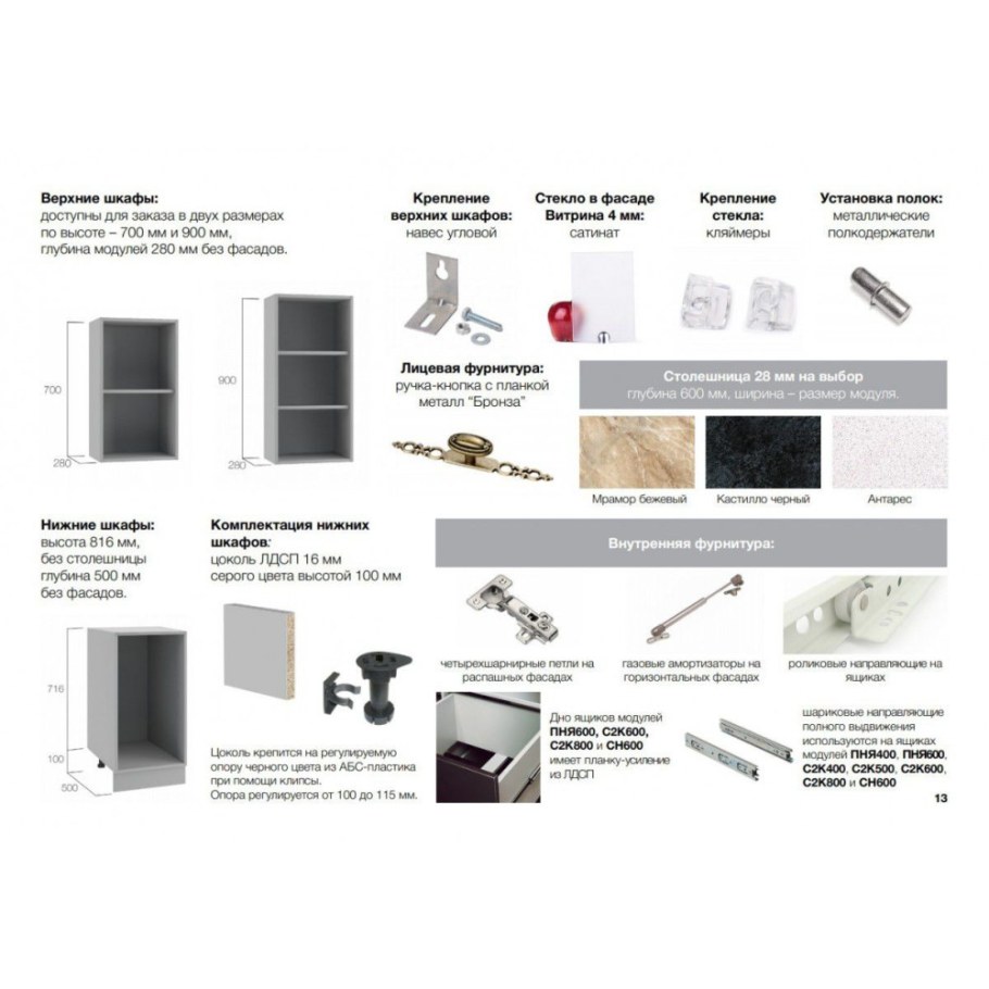 Капри с 400 шкаф Нижний