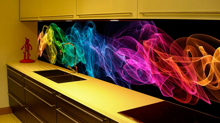 Кухонный фартук абстракция