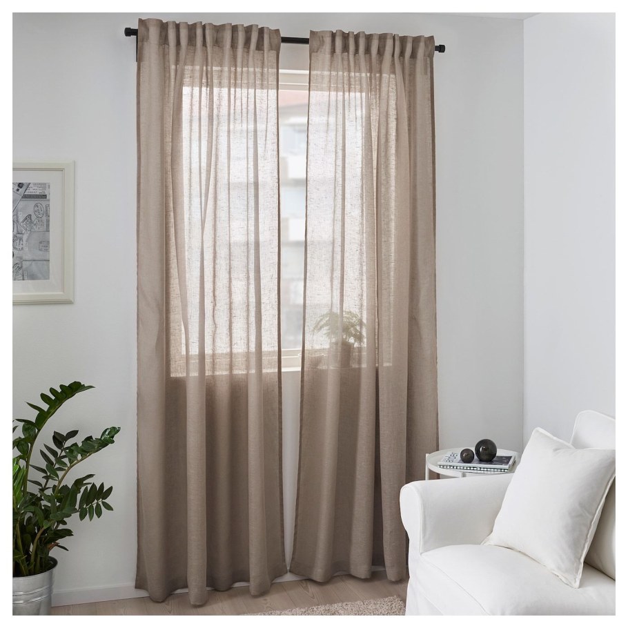 Шторы икеа LEJONGAP