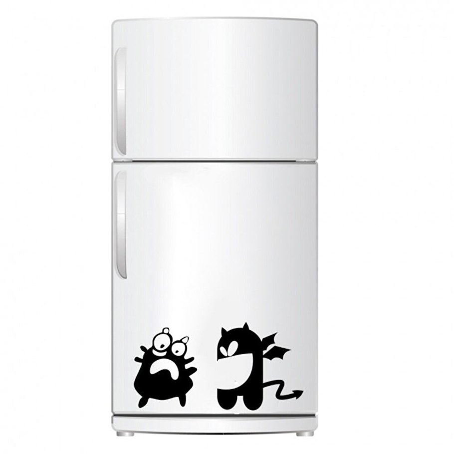Смешные наклейки на холодильник