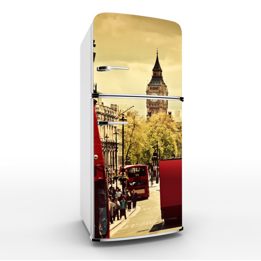 Виниловая пленка на холодильник