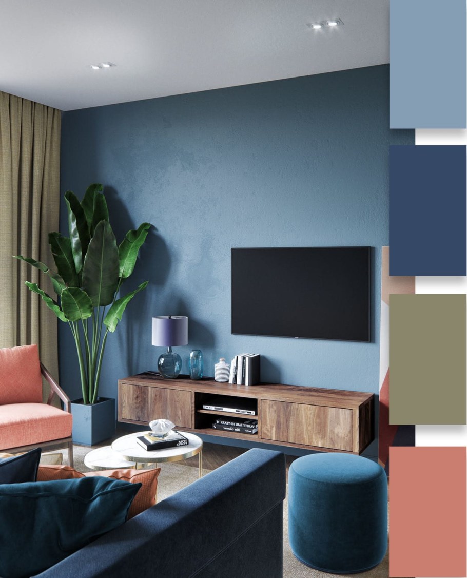 Популярные цвета в интерьере