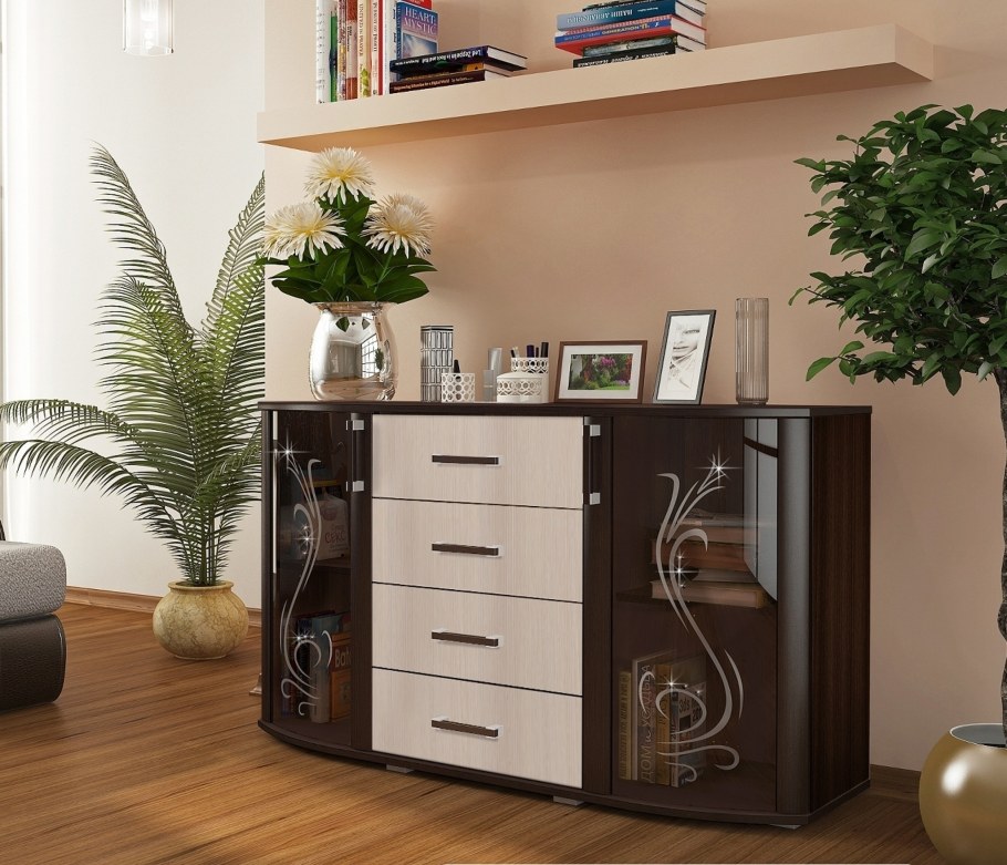 Комод Грация БТС венге/лоредо
