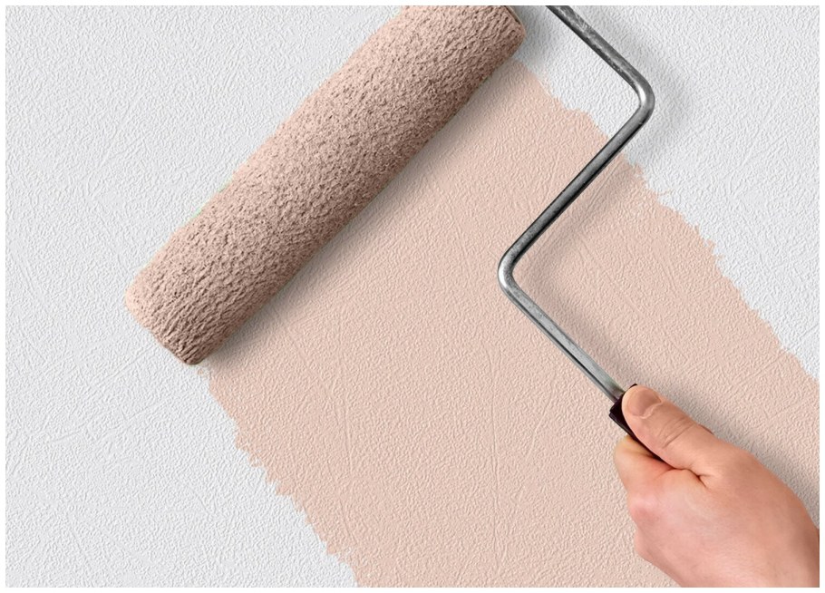 Фактурная покраска стен