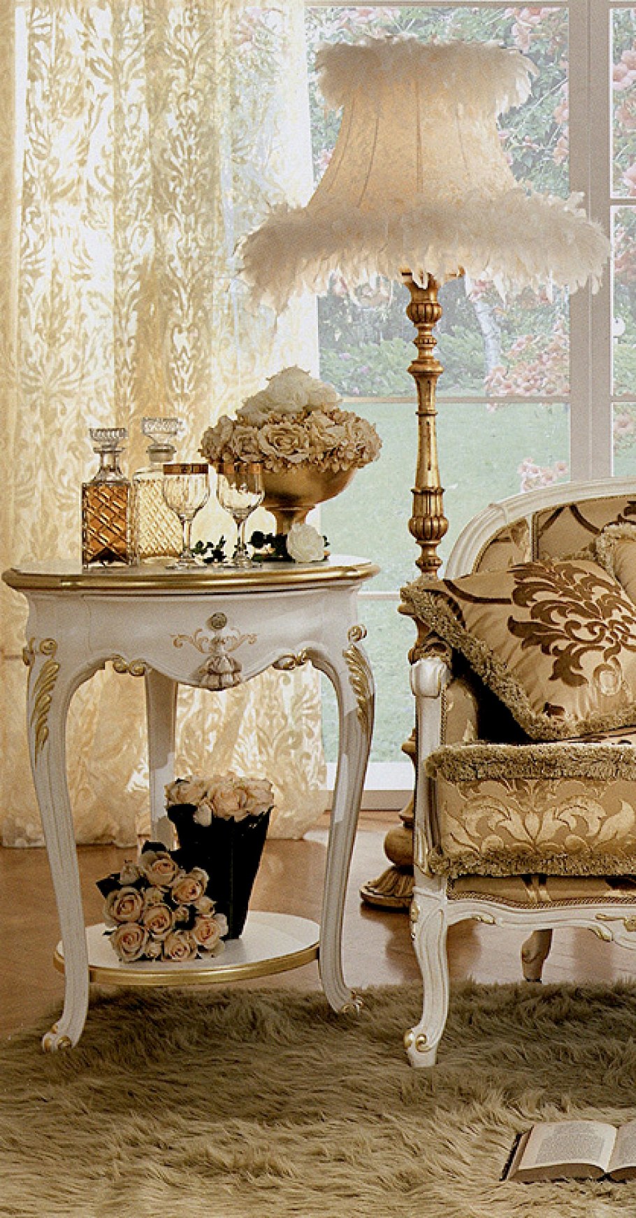 Итальянская гостиная Napoleone laccata фабрики Antonelli Moravio & c