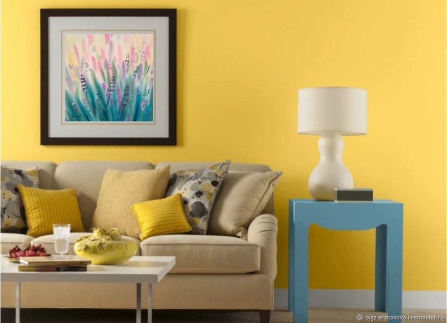 Картины на стене в интерьере